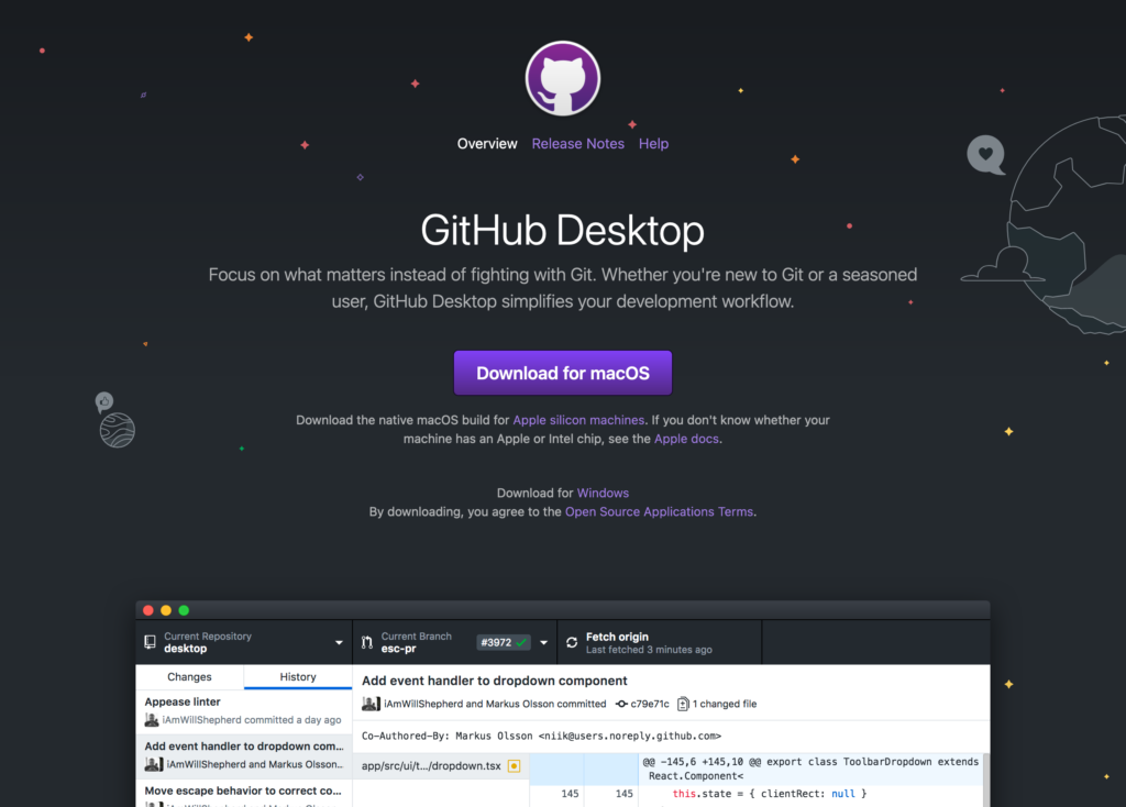 install-github-desktop-simple-dev