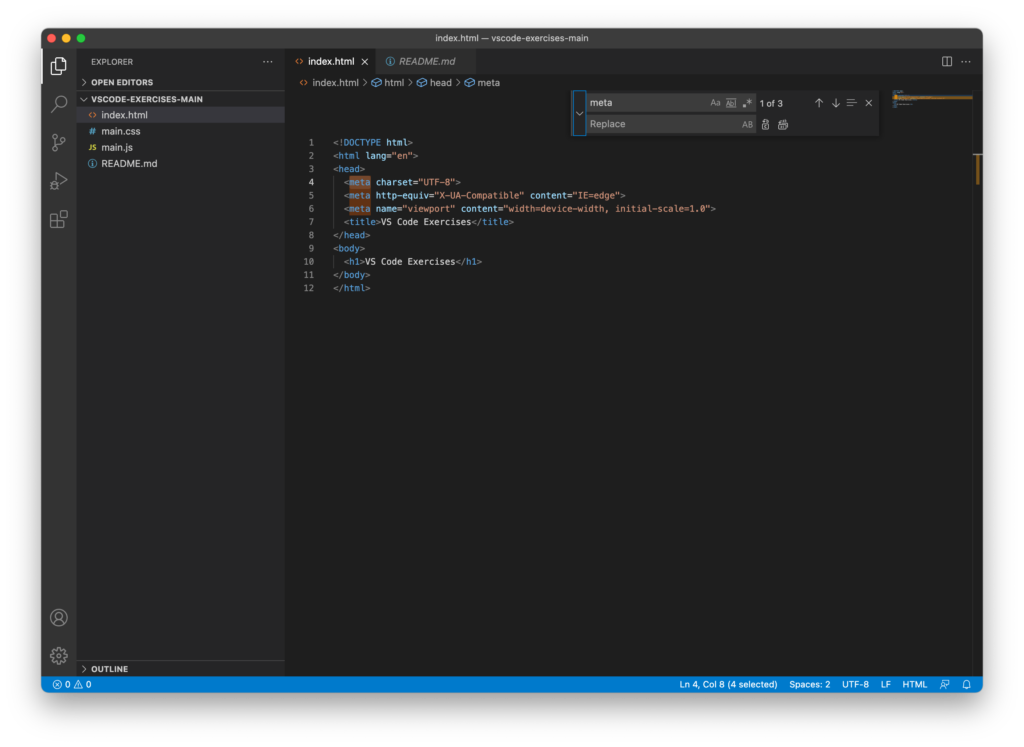 Find And Replace Across Multiple Files Vscode